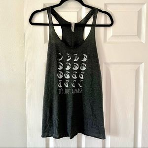 It’s Just a Phase • Grey Moon Phase Tank Top
